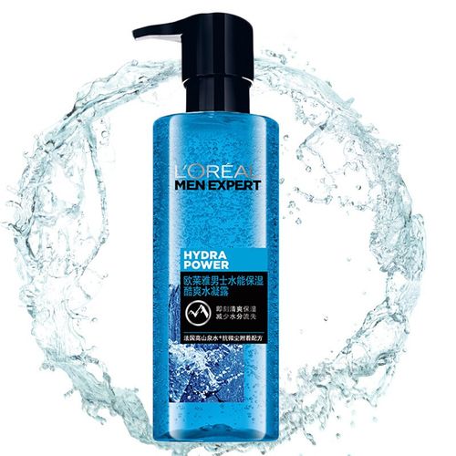 欧莱雅(loreal)男士爽肤水男士水能保湿酷爽水凝露120ml补水保湿锁水