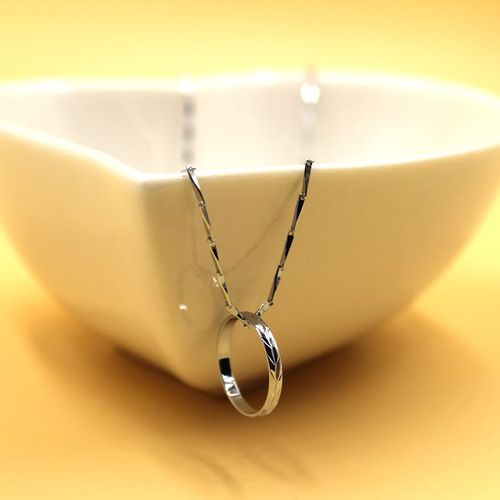 韩版戒指项链女锁骨链情侣学生颈链男简约四叶草女生脖子饰品礼物