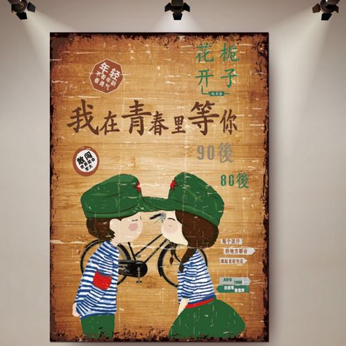 我在青春里等你 35*50厘米