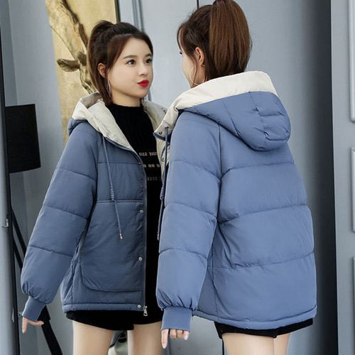唯品会特卖女装清仓米折网面包服外套冬短款羽绒女士棉服宽松学生