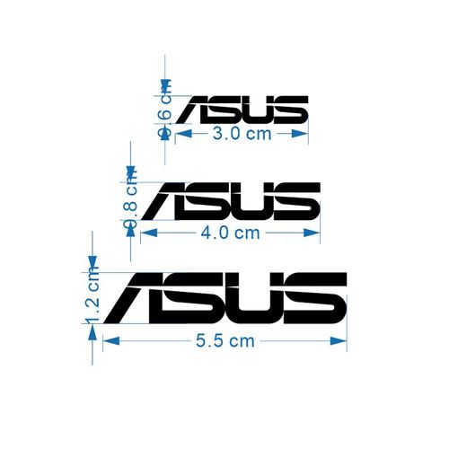 新班asus华硕logo笔记本金属贴电脑贴纸液n晶显示器标贴华硕电脑