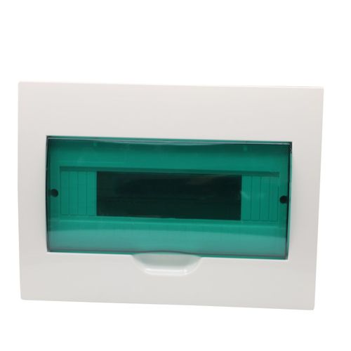 qk 家用梅兰箱暗装照明配电箱pz30 12位回路铁底塑面强电 空开接线盒