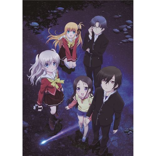 狼天影 charlotte夏洛特海报墙贴画友利奈绪柚咲步未二次元动漫学生