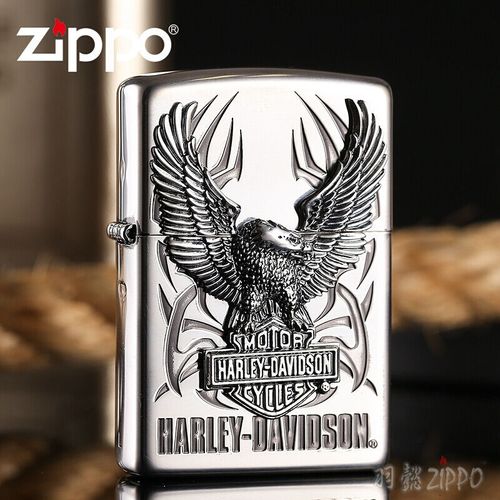 原装正品zippo打火机 哈雷雄鹰展翅hdp-07 之宝正版翱翔天际 哈雷经典