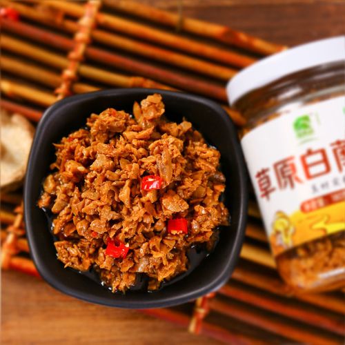 坝上草原白蘑酱白菇酱特产赤峰蘑菇酱拌饭酱拌面酱调味酱素食佛家