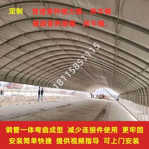 大棚钢管骨架养殖大棚全套温室大棚养猪大棚种植大棚