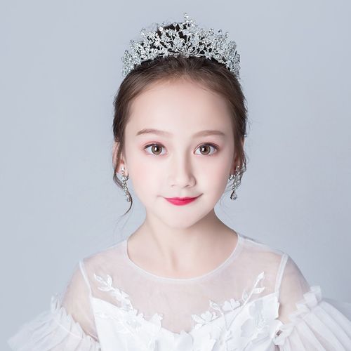 goldse/金奢花童伴娘皇冠串珠水钻小女孩公主生日王冠