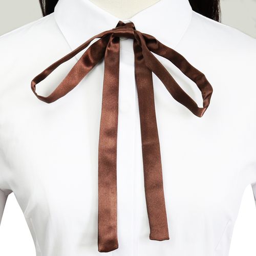 日系jk制服咖啡色手系领绳毕业照学院风蝴蝶结飘带领花领结女生