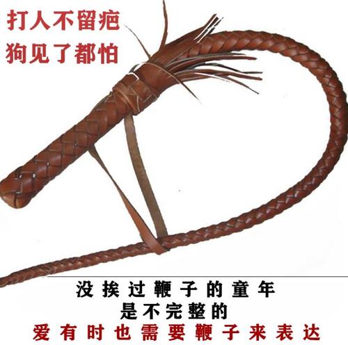 白色神器马鞭子甩鞭训犬手柄散鞭影视内蒙古鞭子戏剧短鞭教程动物