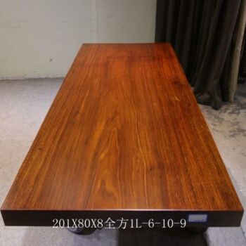 闻硕实木大板茶桌茶几奥坎木胡桃木原木办公茶台书桌餐桌巴花【30天内