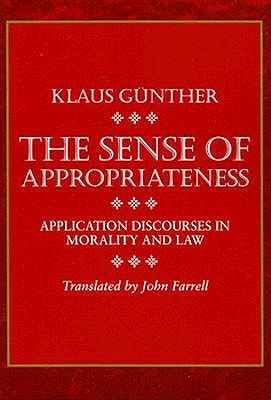 【预订】sense of appropriateness: application
