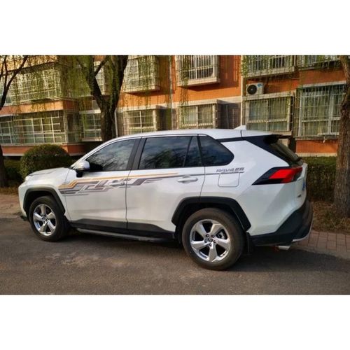 适用于2020款新丰田rav4荣放车身彩条拉花贴纸个性装饰腰线车贴 款式