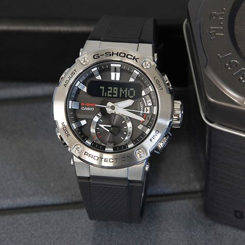 卡西欧手表男g-shock钢铁之心光能蓝牙运动男表gst-b200b/ b100