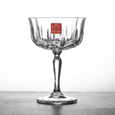 狄艾蒙 意大利进口 rcr水晶玻璃香槟杯 浅碟型 高脚杯