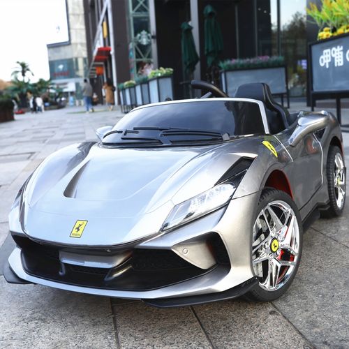 开的儿童电动车四轮汽车四驱可坐人男女小孩摇摆遥控童车宝宝玩具跑车