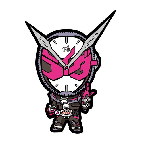 假面骑士利维斯手办抱枕平成假面骑士build战兔疾风帝骑时王01q版二