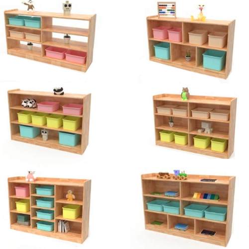 幼儿园柜子储物柜组合儿童玩具书架书包鞋定制柜区域置物架储物箱