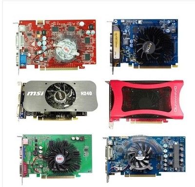 二手拆机9600gt显卡 tc512m 256m 256位宽 拼假9800gt gt240 250