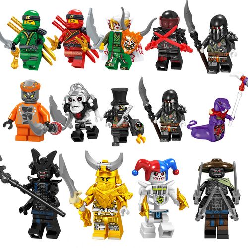 幻影忍者乐高人仔怪蛇反派劳埃德魔王凯寇赞妮雅快刺蛇怪积木玩具