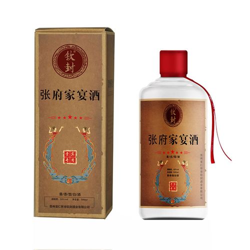 【整箱6瓶】茅台镇张府家宴家族宗亲酒53度酱香型白酒整箱特价
