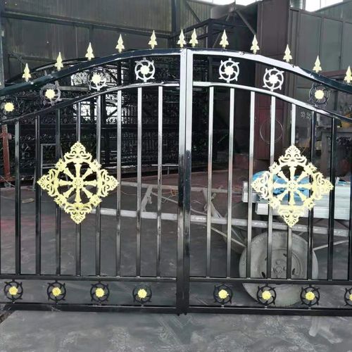 铁门庭院门家用别墅庭院对开门院子铁艺大门农村大门双开门大铁门