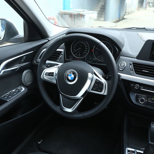 浔阳楼 宝马1系2系旅行车x1改装方向盘装饰贴118i218i改装内饰贴片