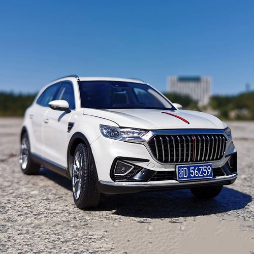 雨萱汽文 一汽红旗e-hs3 suv越野1:18合金仿真汽车模型收藏生日送礼