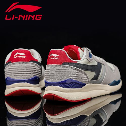 李宁休闲鞋男鞋秋季新款光荣复古征荣92经典低帮运动鞋潮agcr371