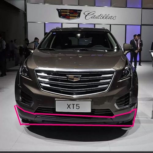 凯迪拉克xt5前杠下段前保险杠下杠导流板前保下段黑色麻面