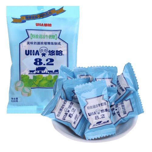 悠哈(uha)特浓牛奶糖 清凉牛奶糖 巧克力牛奶糖 草莓牛奶糖 120g 零食