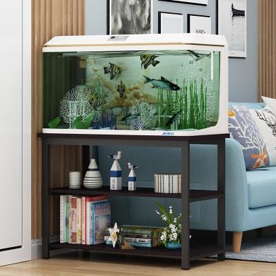 鱼缸玻璃自己组装鱼马桶 鱼缸 新款鱼缸客厅小型北欧