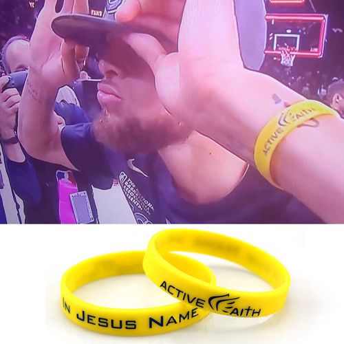 active faith库里手环珍藏勇士篮球手环夜光库里正品运动硅胶手环
