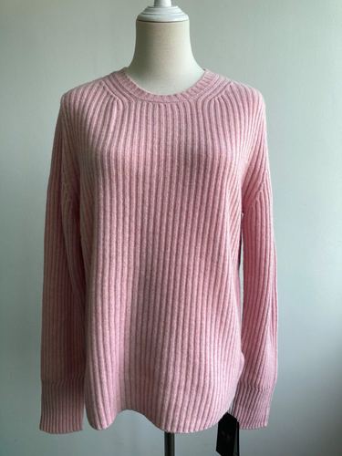 新出圆领女士加厚羊绒衫羊毛衫针织毛衣袖子宽松日系ins风秋 