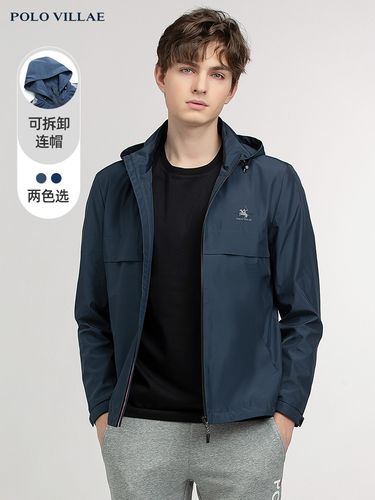 polovillae/保罗威特2021春秋款新款秋季连帽单夹克棒球领立领款