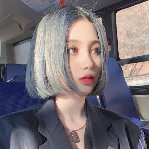 韩国假发女短直发中分bobo波波头帅气内扣蓬松可爱圆脸学生全头套