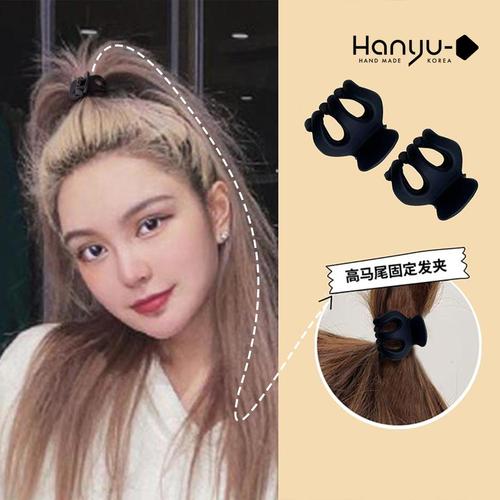 小抓夹高马尾神器宋智雅同款爪夹发夹鲨鱼夹防塌刘海夹发卡