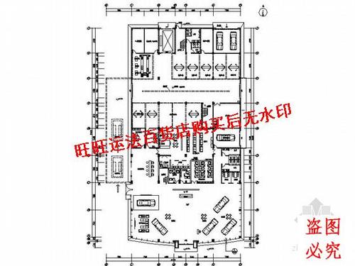 现代风某奔腾汽车4s店室内装修cad图纸(含效果)