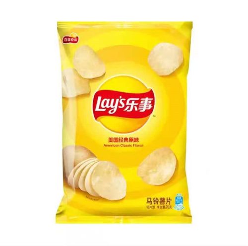 乐事薯片70克经典原味黄瓜味红烩味烧烤味休闲零食小吃满20元包邮
