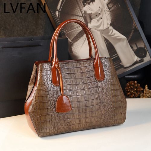 lv fan品牌意大利风轻奢高端国际大牌大容量新款欧美大包包女中年妈妈