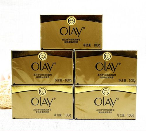 玉兰油香皂深度滋润皂125g*6块清洁面部身体两用皂洗脸皂温和清香