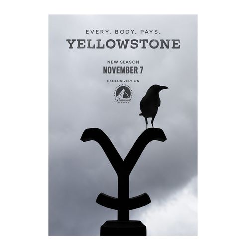 美国电视剧黄石 第四季海报贴画 最新美国电视剧房间宿舍卧室贴画