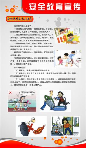 569海报印制海报展板素材539安全使用液化气教育宣传