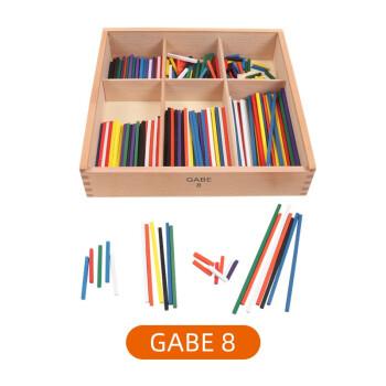 福禄贝尔教具gabe15件套福氏恩物幼儿园早教中心儿童思维木制玩具思维