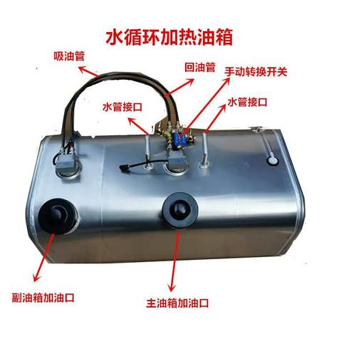 适配东风解放江淮福田欧马可重汽货车水循环水暖水加热铝合金油箱