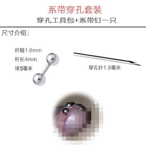 钛钢仿过敏pa环 仿过敏乳环乳钉阴环男女性系带环阴钉系带钉 系带穿孔
