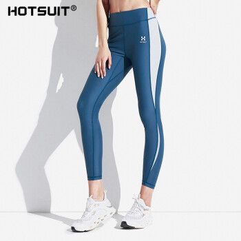 hotsuit 女款高腰弹力瑜伽裤紧身爆汗裤发汗裤跑步运动裤女裤 6925003
