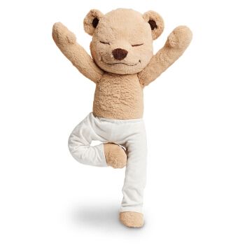 瑜伽熊公仔毛绒玩具小熊玩偶泰迪熊内置软骨情人节礼物布娃娃 60cm