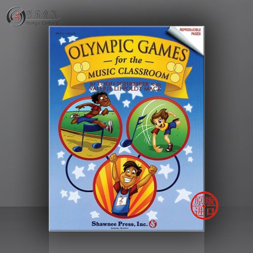 音乐理论 海伦德原版乐谱书 olympic games for the music classroom