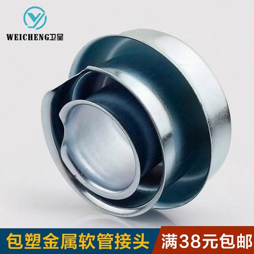 软管铁管包塑金属软管接头软管铁套牙圈护口软管尾端护套8-75