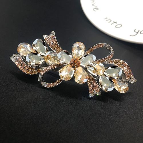 中老年发夹妈妈款优雅大气侧边妈妈款年喜妈妈头饰发卡妈妈 永恒一生